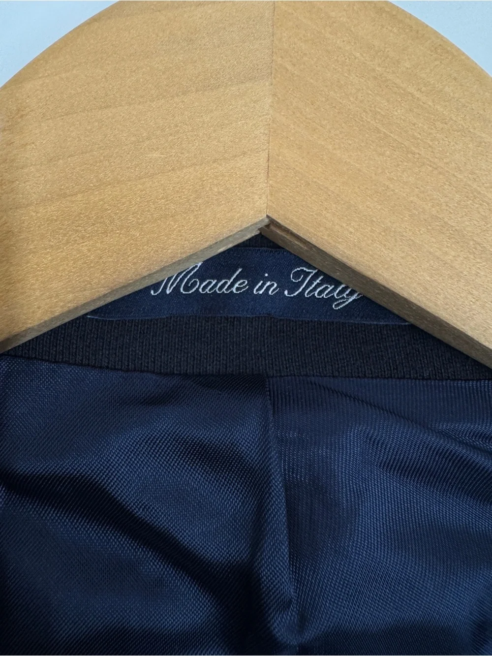 Alexander Kraft MC Navy Jersey Blazer Jacket Sz US38 Preppy Quiet Luxury Italy